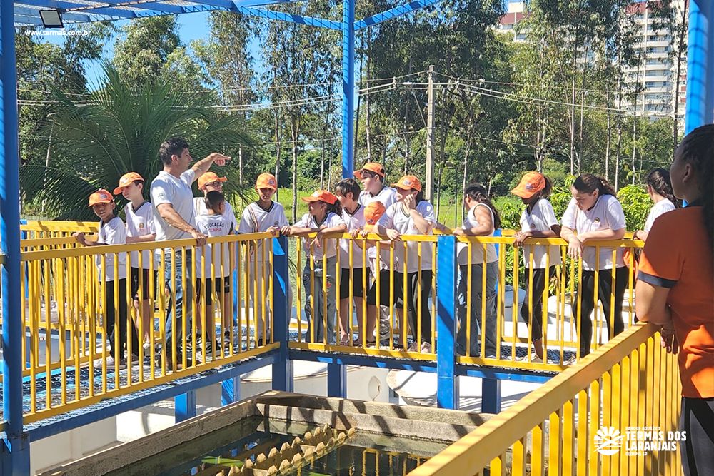 Projeto Educação no Parque completa 10 anos levando crianças da rede pública de ensino ao Termas dos Laranjais