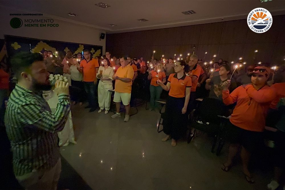Thermas dos Laranjais promove palestra emocionante com Frei Lucas Lisi Rodrigues no Setembro Amarelo