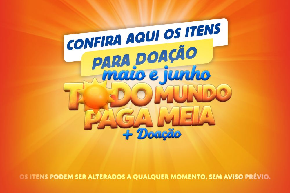 LISTA DE ITENS PARA DOAÇÃO
