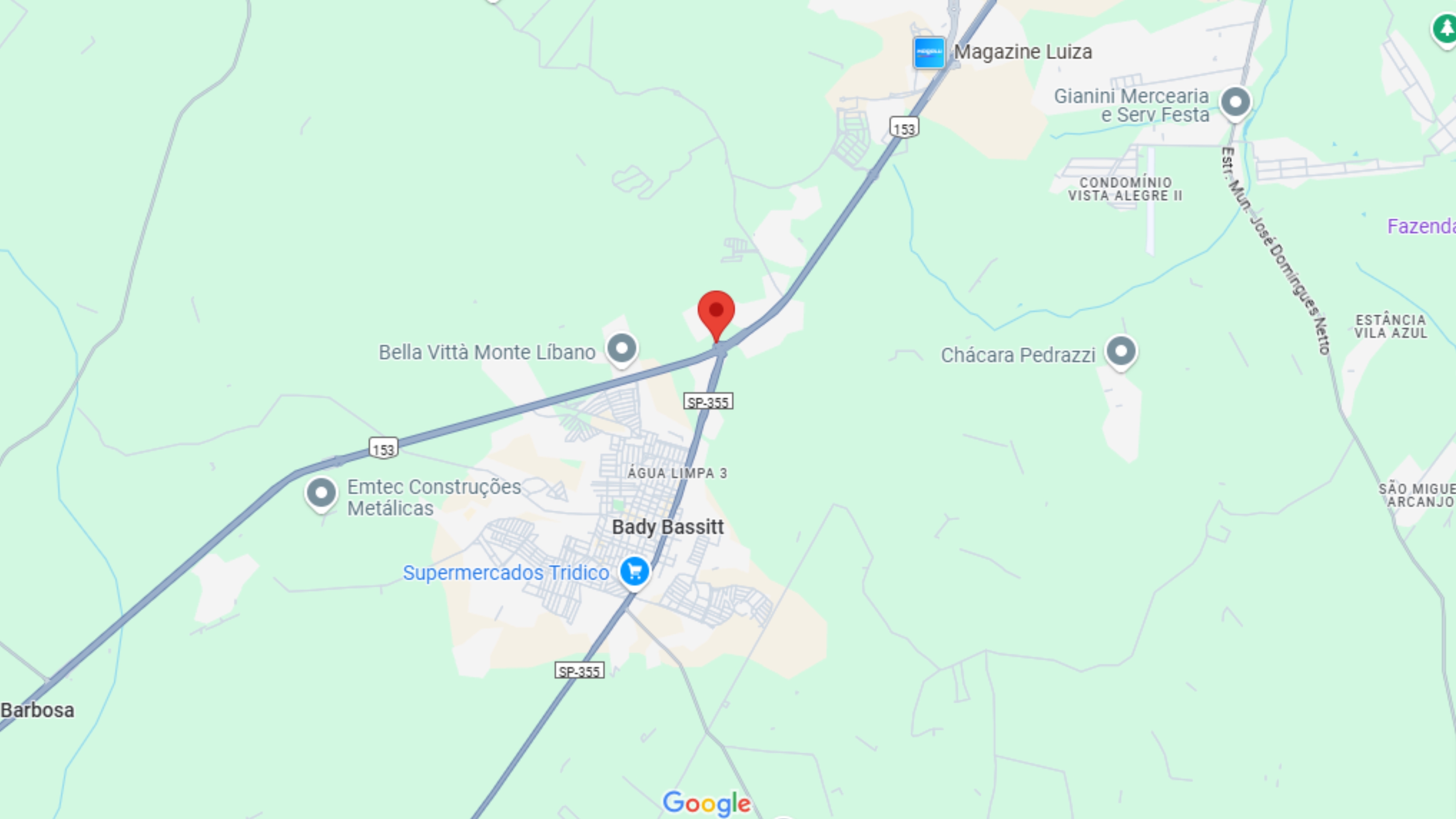 Imagem de um mapa