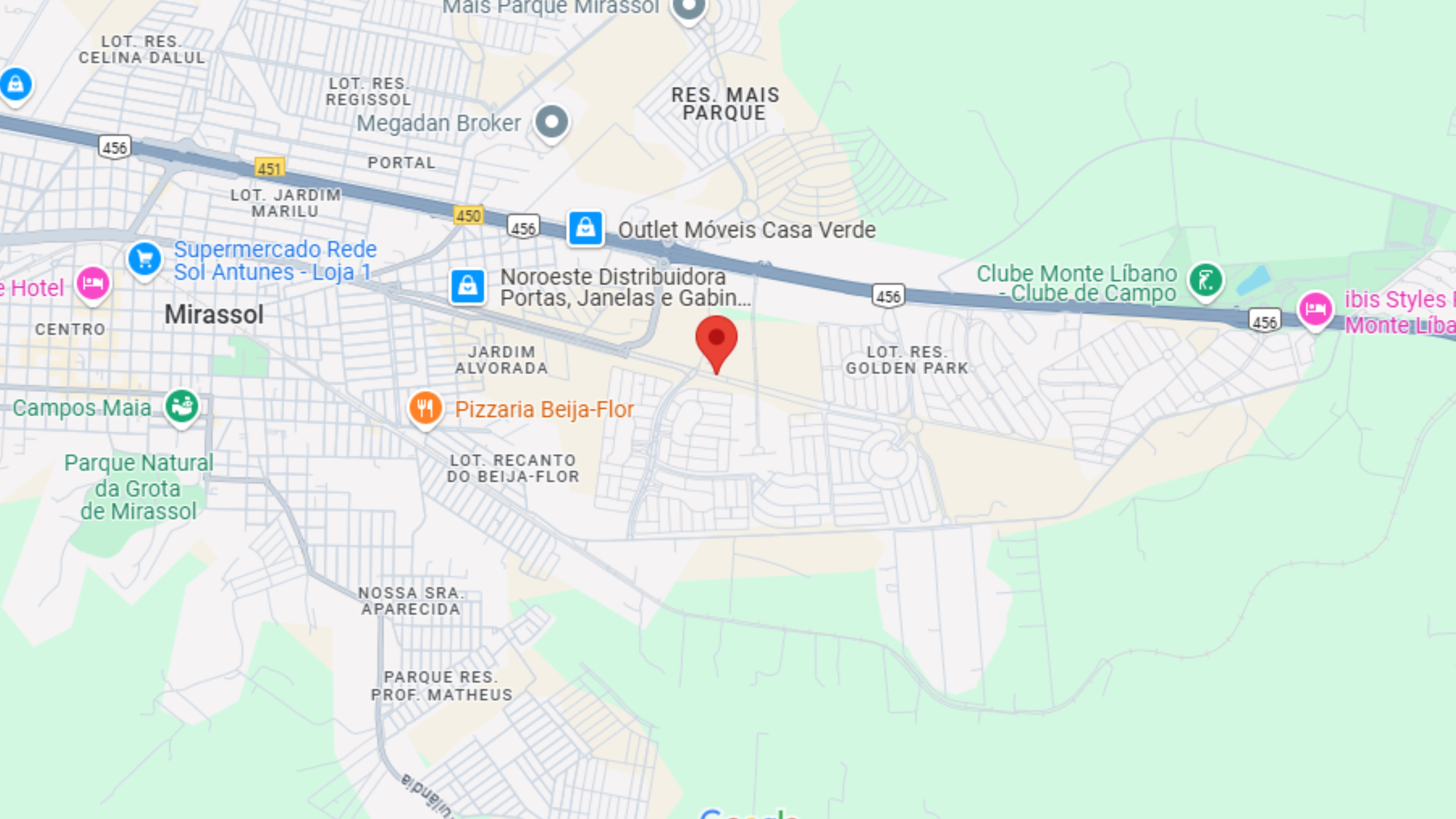 Imagem de um mapa