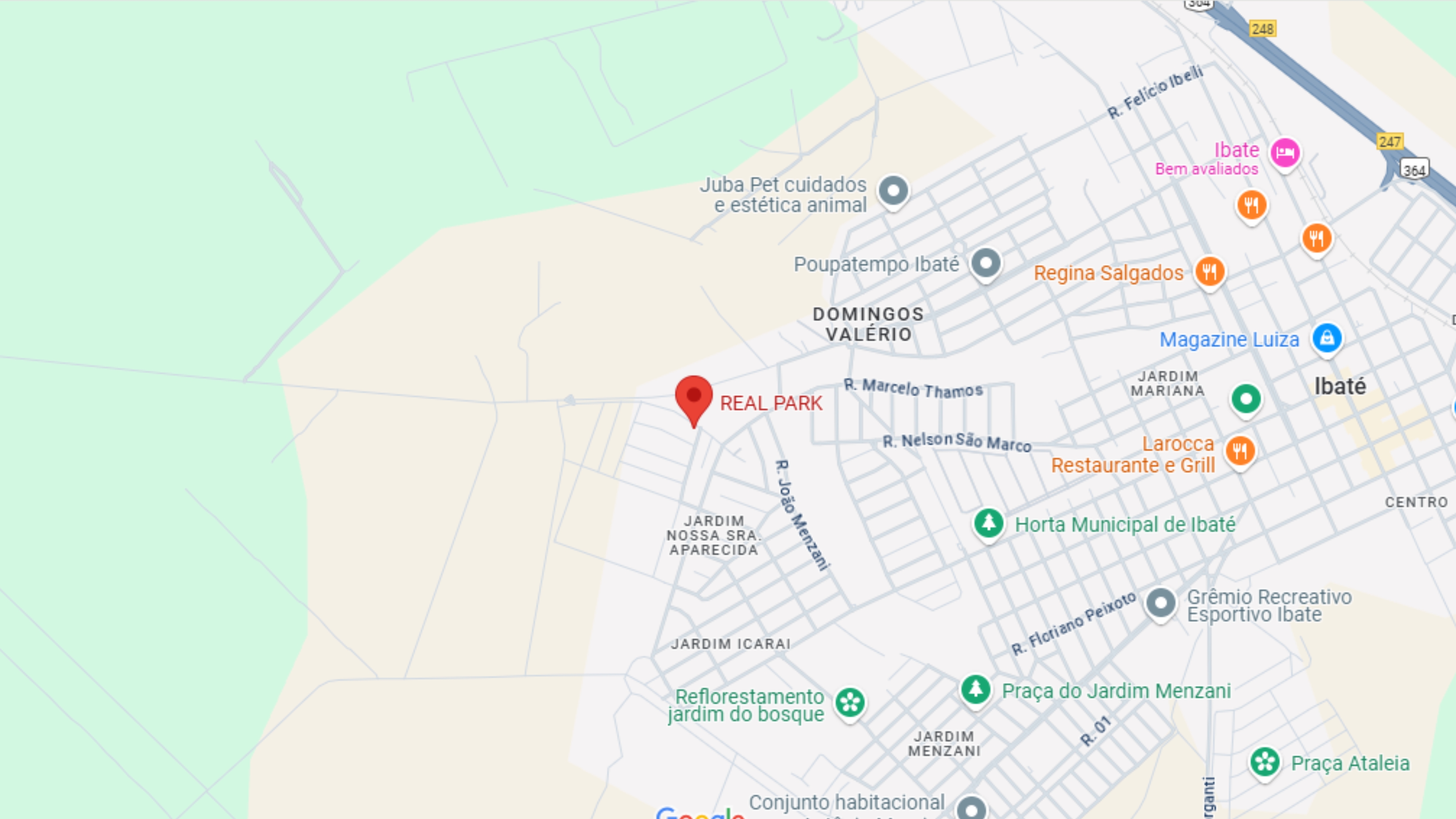 Imagem de um mapa