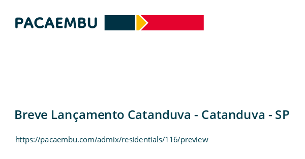 Breve Lançamento Catanduva -  em Catanduva/SP