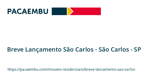 Breve Lançamento São Carlos - Apartamento em São Carlos