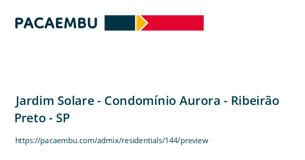 Jardim Solare - Condomínio Aurora