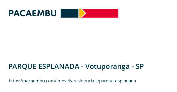 Parque Esplanada -  em Votuporanga/SP