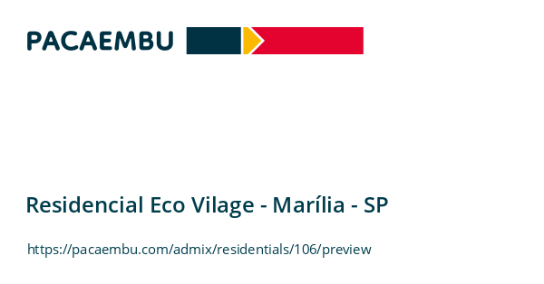 Residencial Eco Vilage