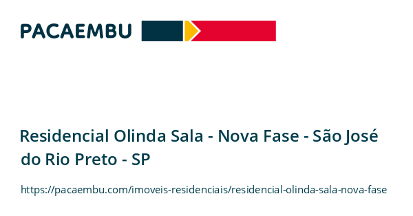 Residencial Olinda Sala - Nova Fase