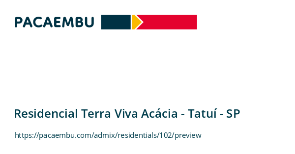 Residencial Terra Viva Acácia