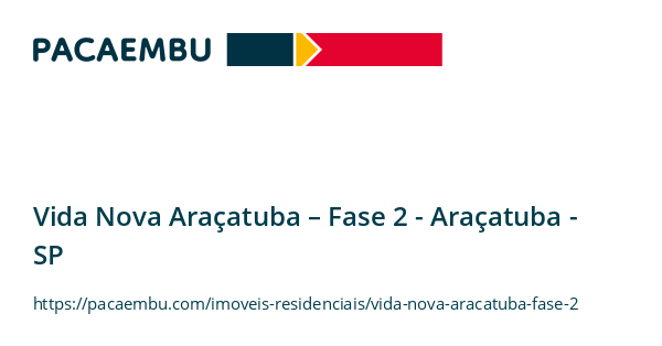 Vida Nova Araçatuba – Fase 2