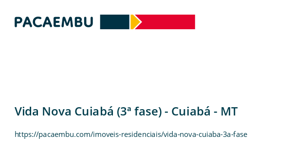 Vida Nova Cuiabá (3ª fase)