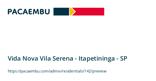 Vida Nova Vila Serena