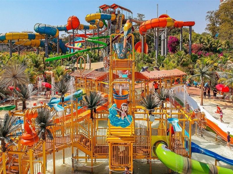 O maior parque aquÃ¡tico recreativo esportivo do estado e um dos maiores do  paÃs, venha curtir o dia de lazer no Resort Tropical da famÃlia mineira! -  Thermas Internacional MG