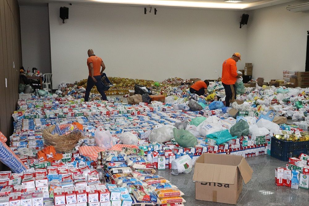 Thermas bate recorde absoluto de solidariedade e arrecada mais de 205 toneladas de alimentos