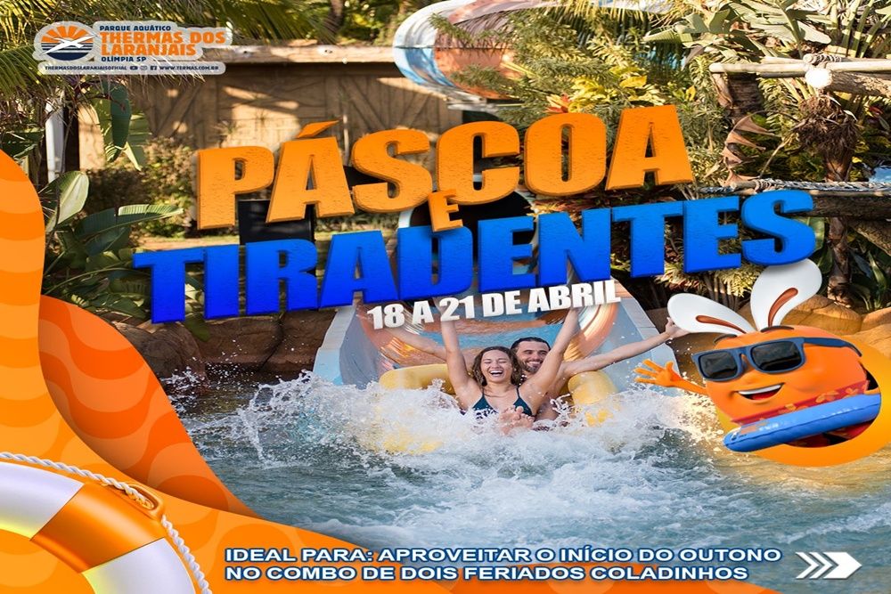 Programação Especial de Páscoa e Tiradentes no Thermas