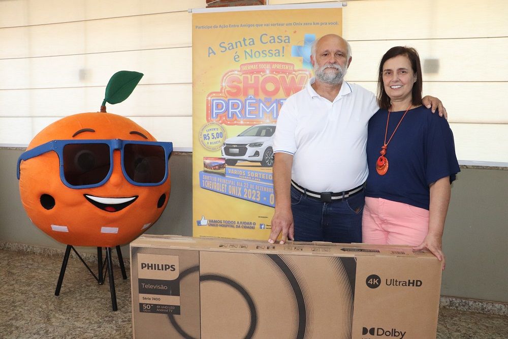 SHOW DE PRÊMIOS, 3.º sorteio realizado, Morador do Paraná ganha TV de 50